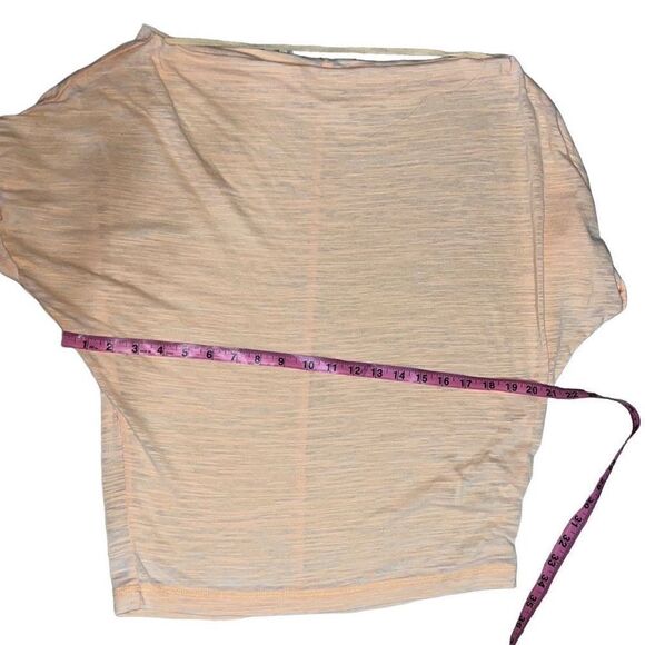 Free People | We the Free Astrid Tee Apricot Off the Shoulder Top Sz L Large - Picture 8 of 9